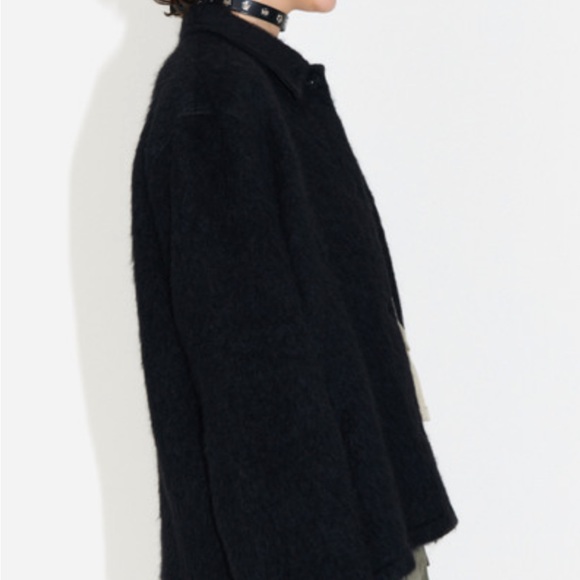 トップス OUR LEGACY Camp Cardigan size 40 Our Legacy - Camp Cardigan Black Mohair